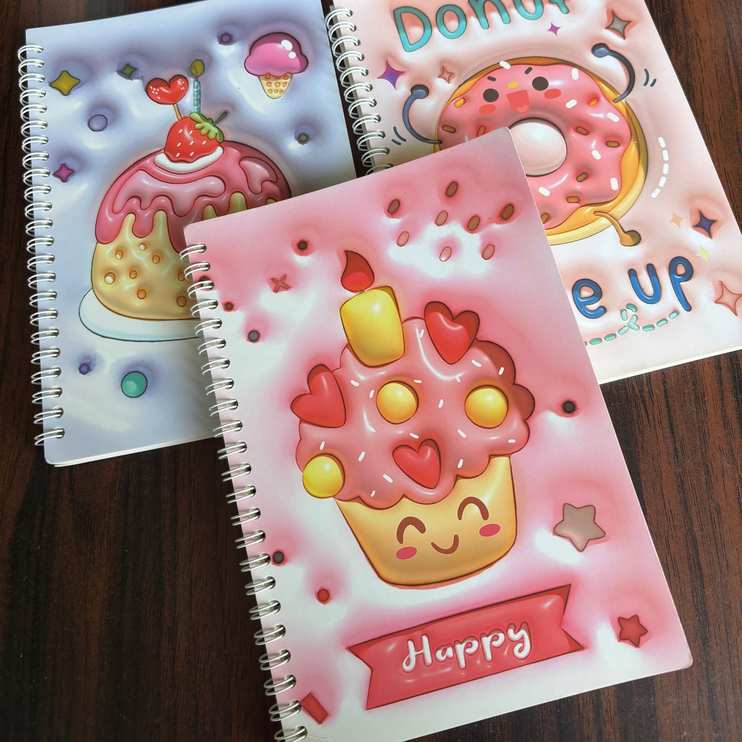 Dessert-Themed A5 Spiral Diary