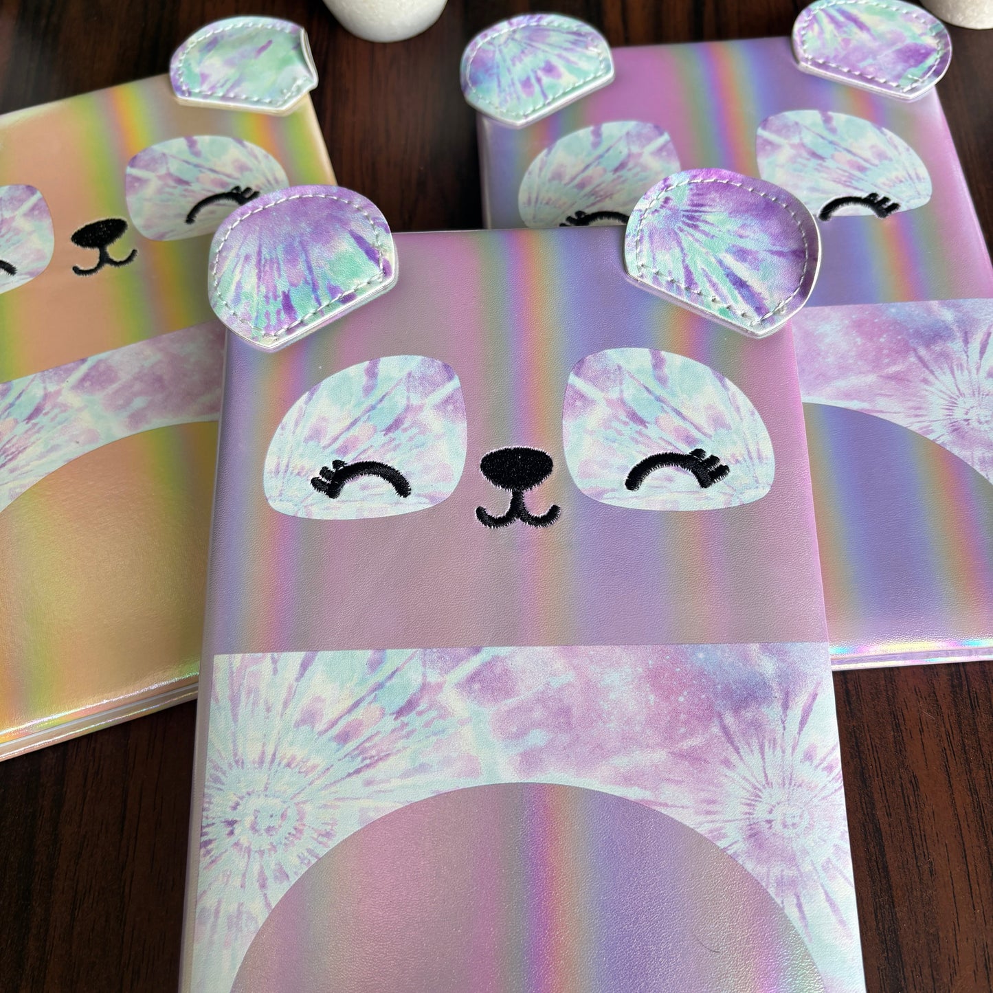 Cute holographic A5 diary