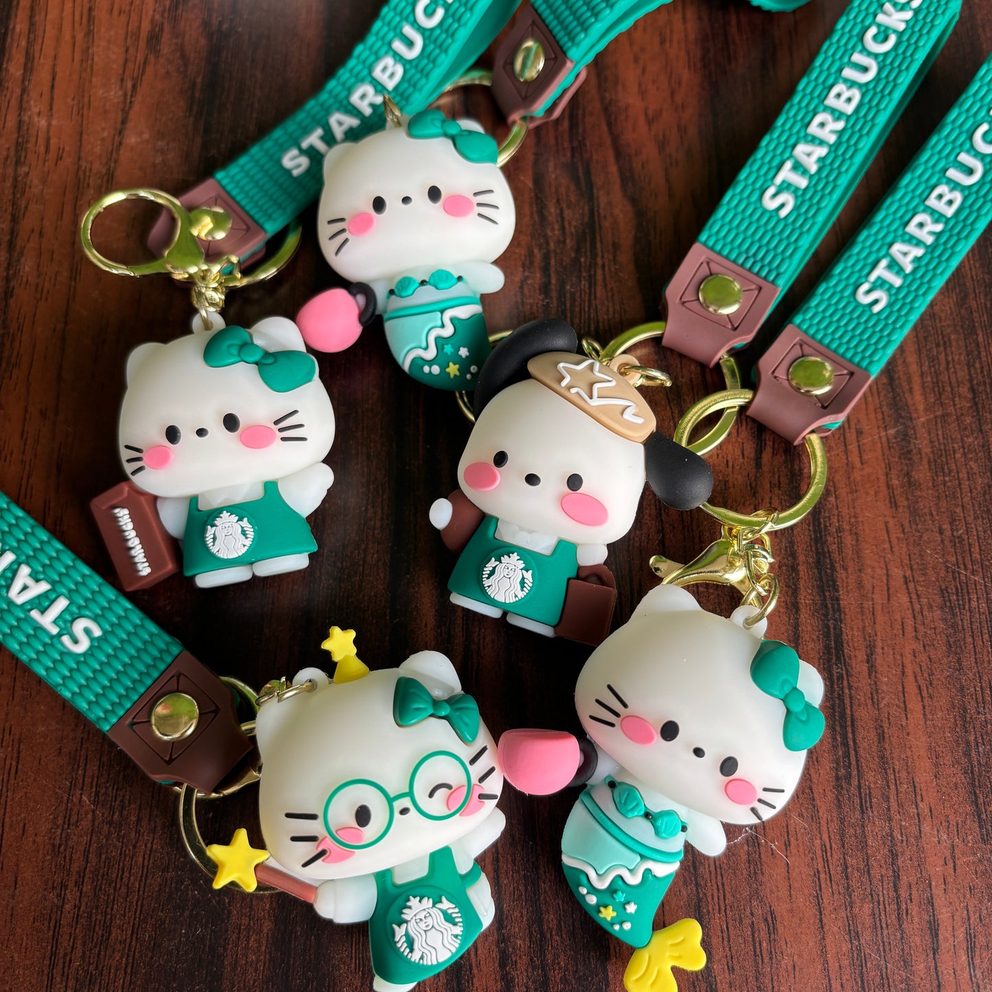 Hello kitty Starbucks keychain