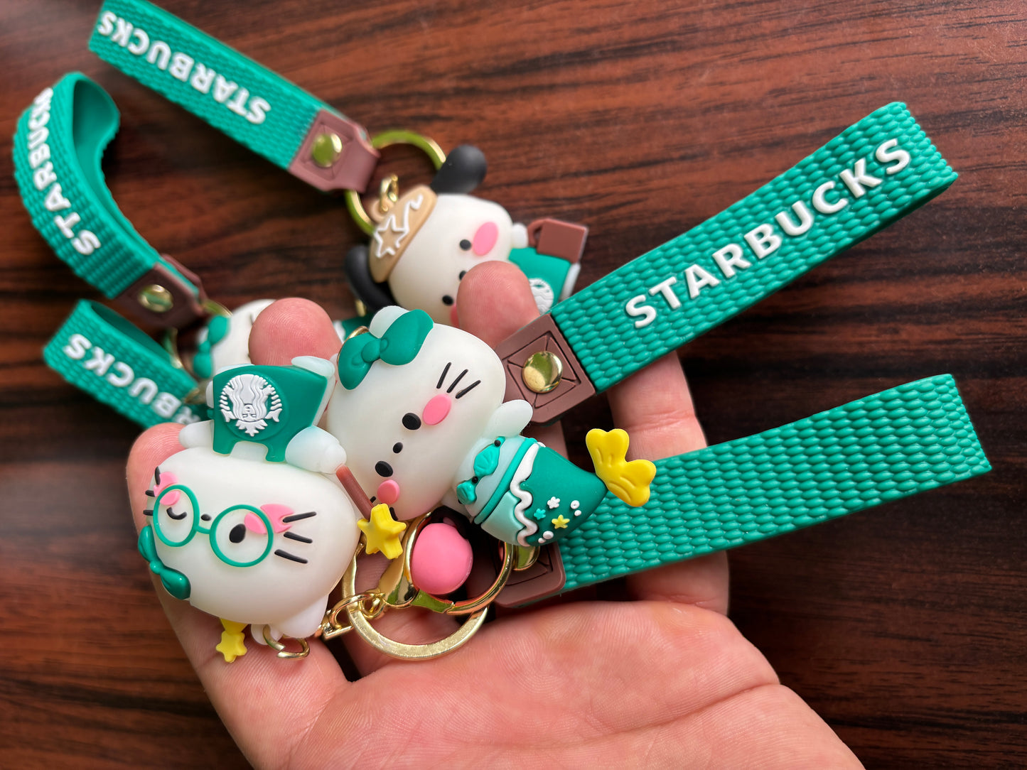 Hello kitty Starbucks keychain