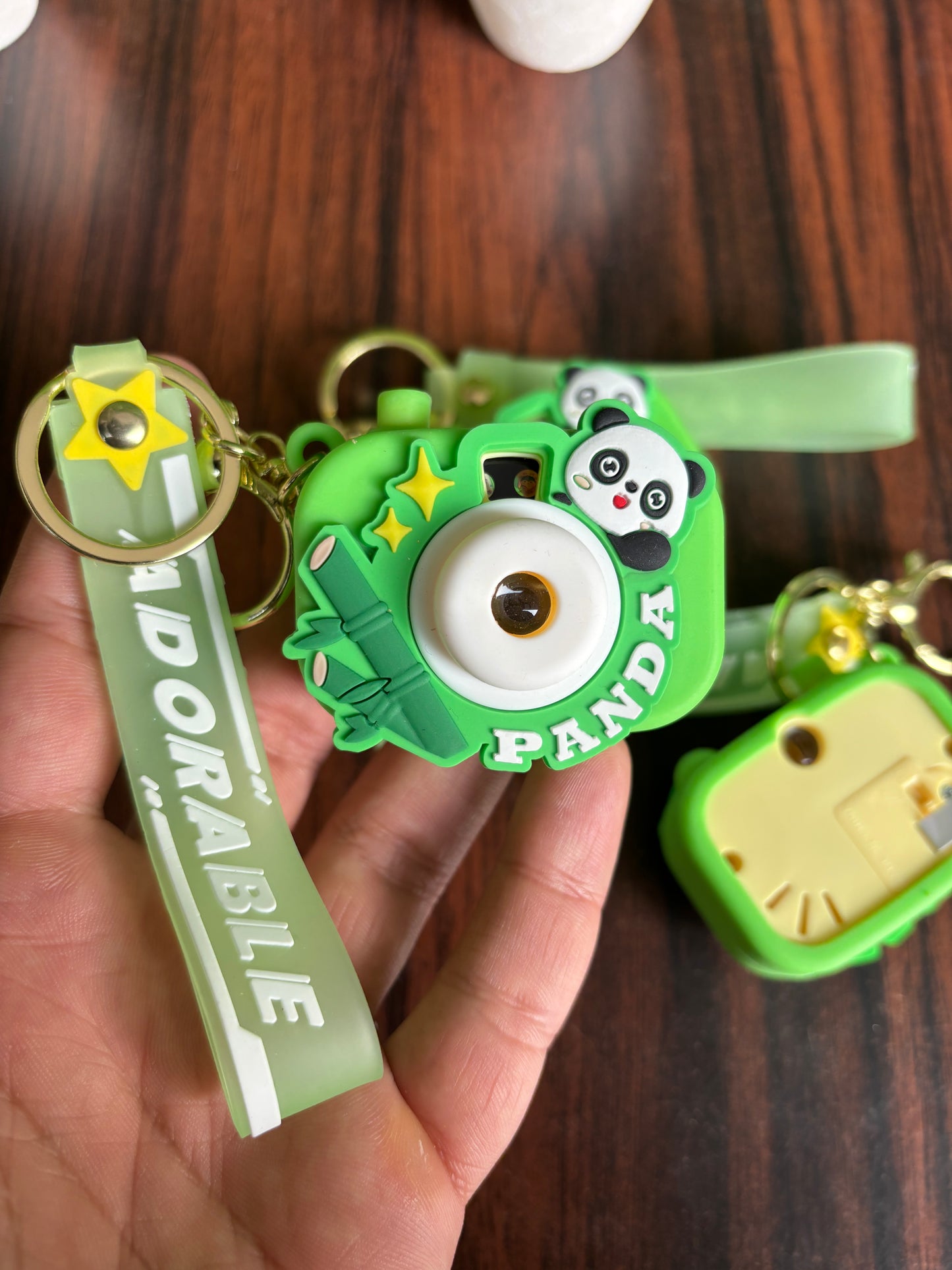Panda Projector Keychain