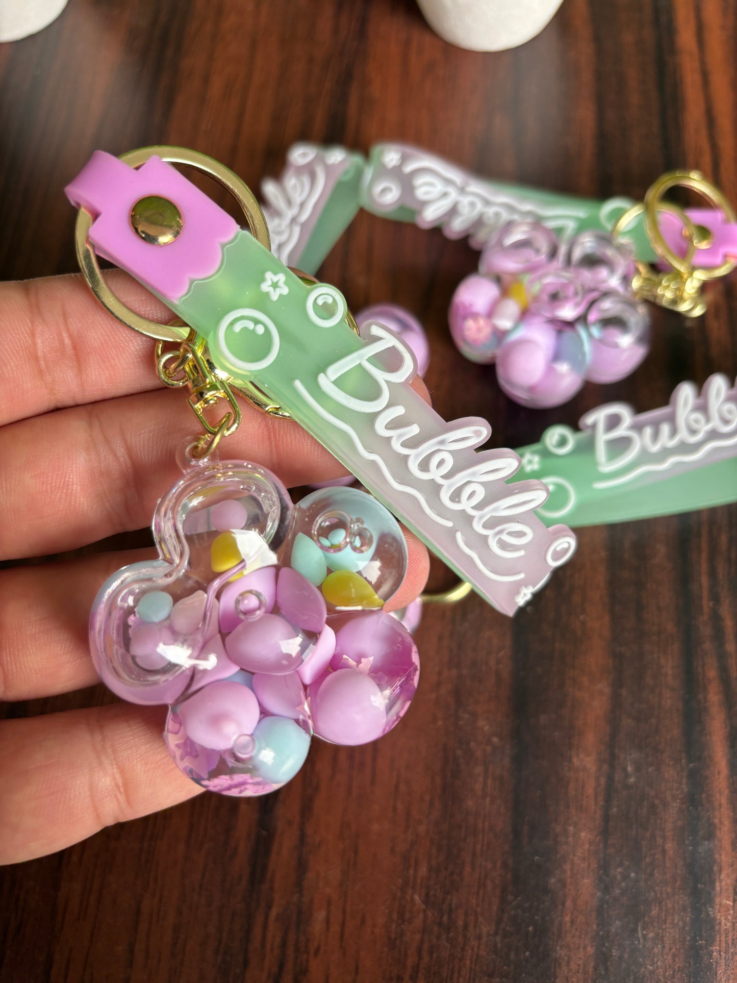 Premium Bubble Water Keychain
