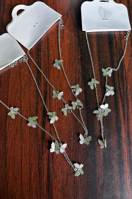 Butterfly Silver Necklace