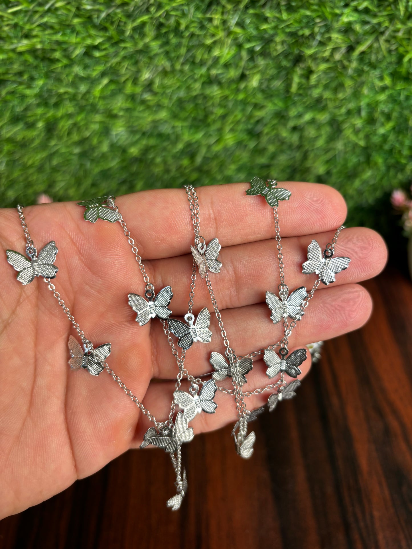Butterfly Silver Necklace