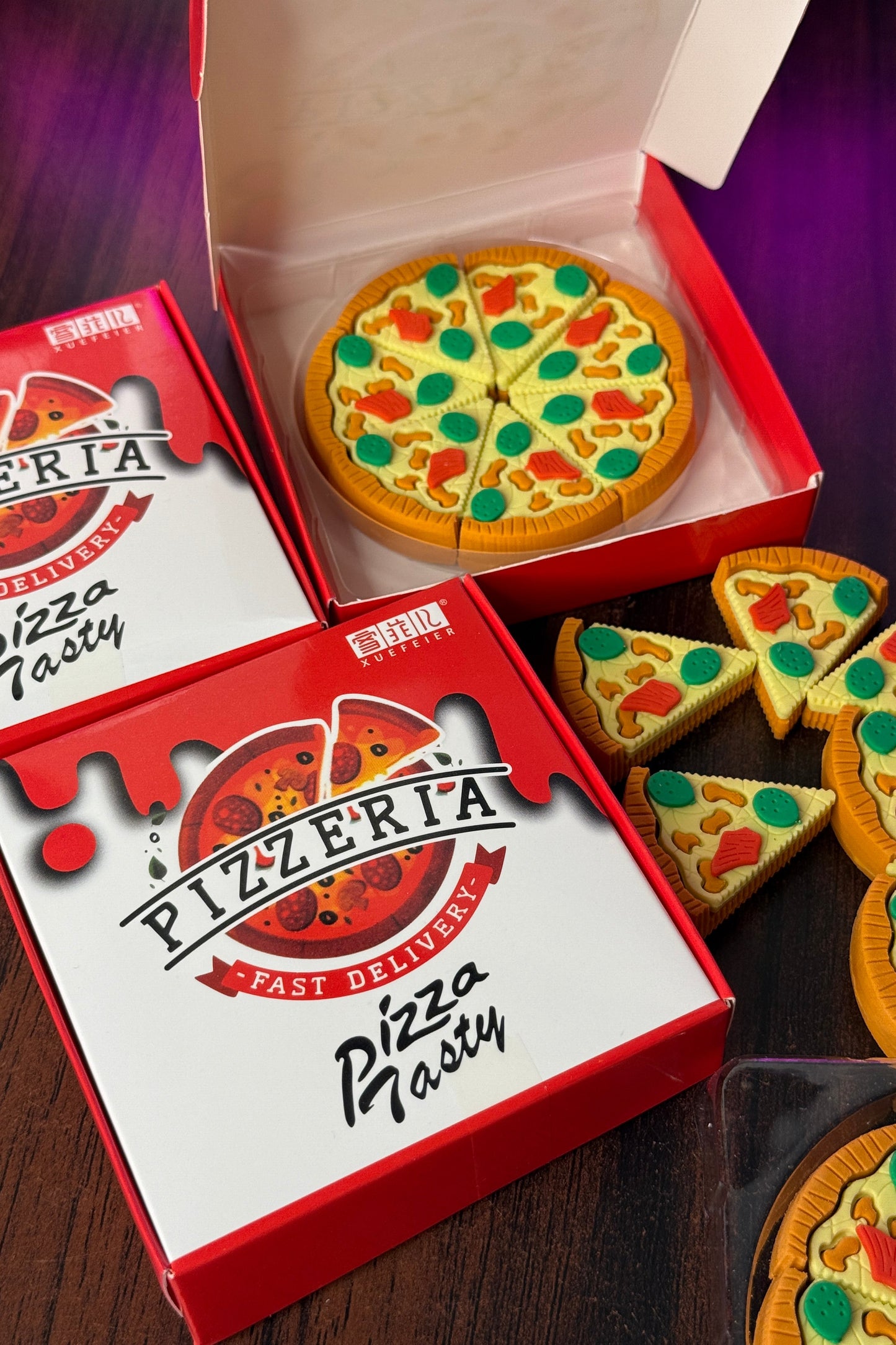 Pizzeria Erasers