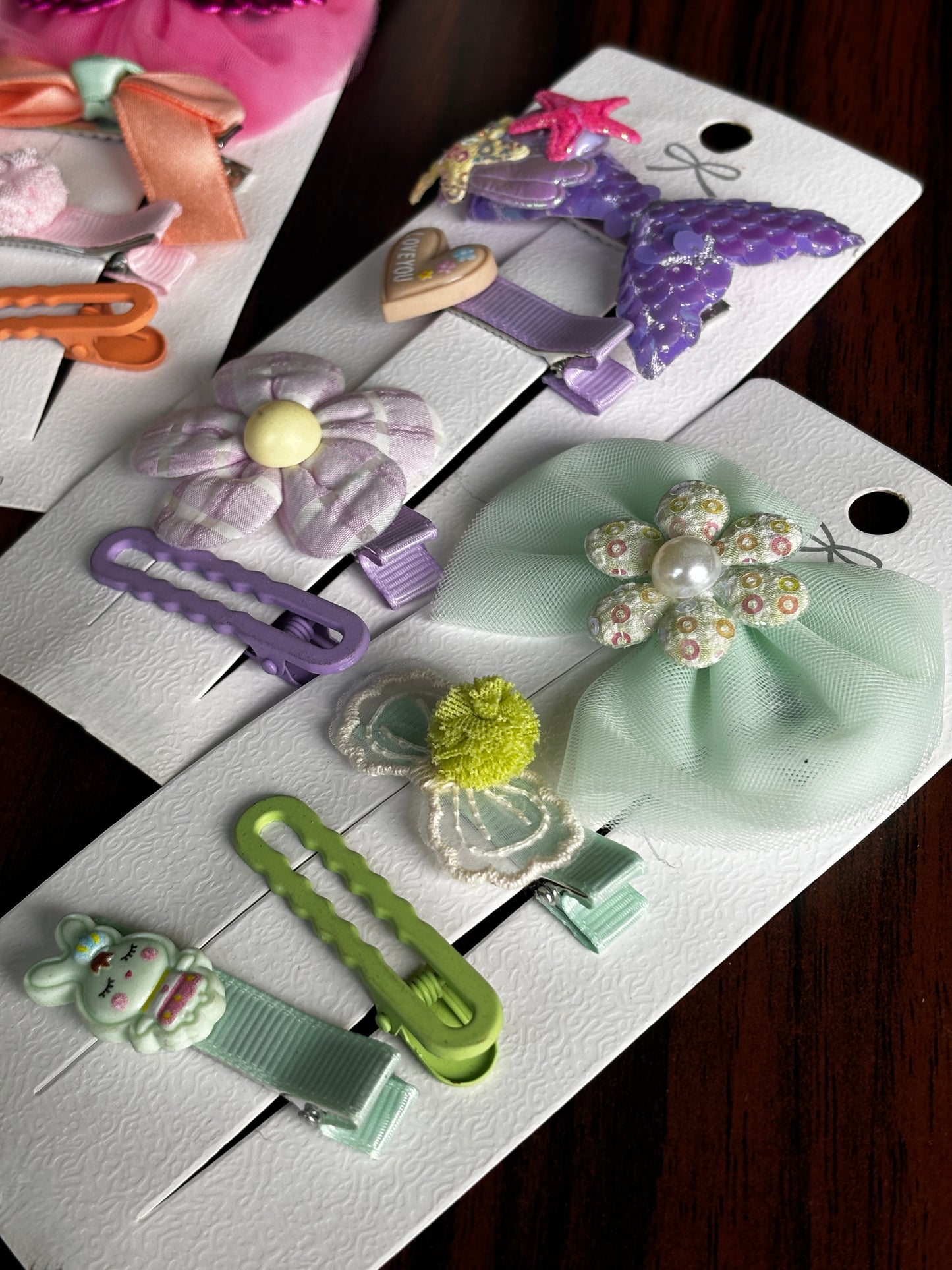 Cute clip set for kids