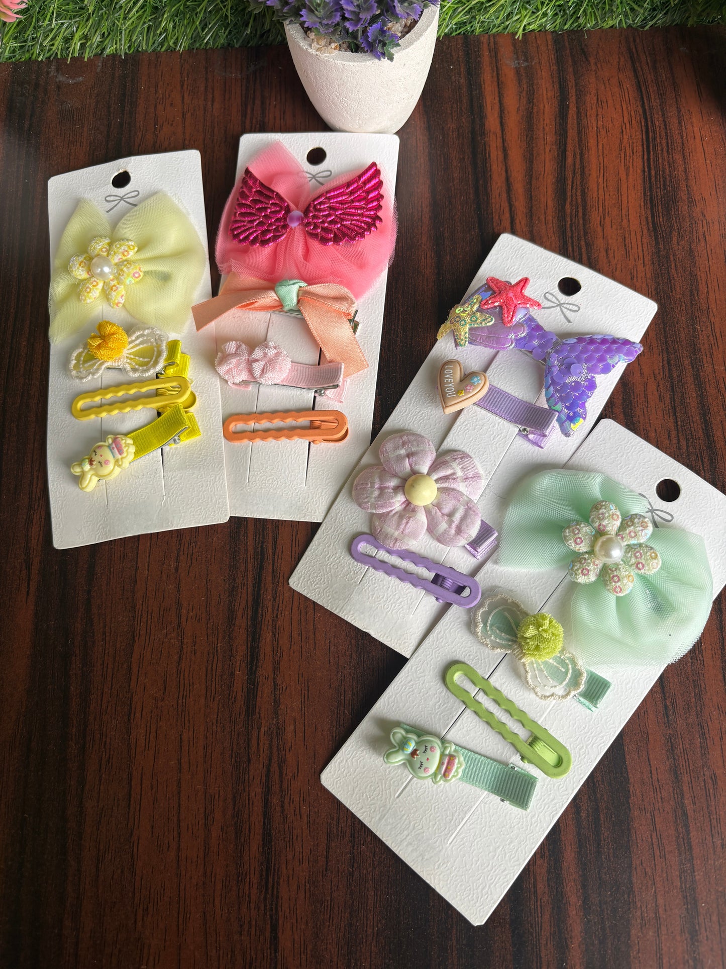 Cute clip set for kids