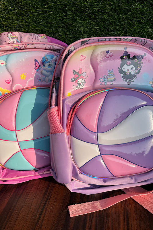 Kids' 3D Cartoon Backpack – Fun & Spacious