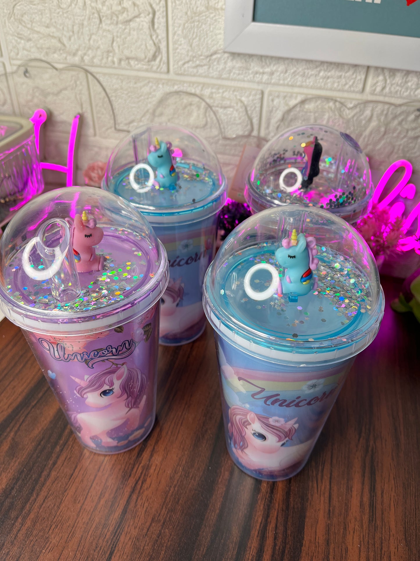 Unicorn Glitter Sipper