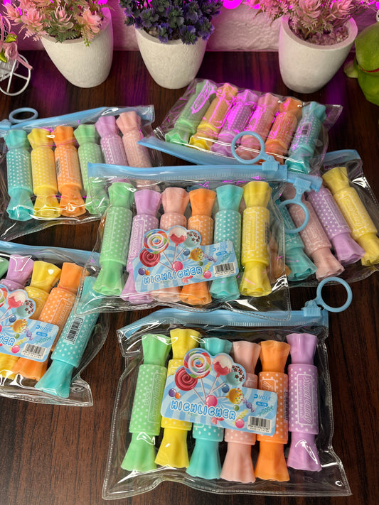 Candy Highlighter Set – Cute & Colorful!