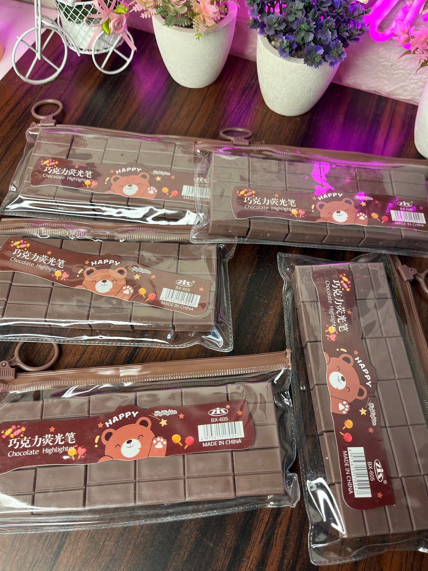 Chocolate Bar Highlighter Set