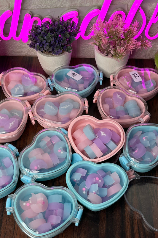Heart Box Erasers