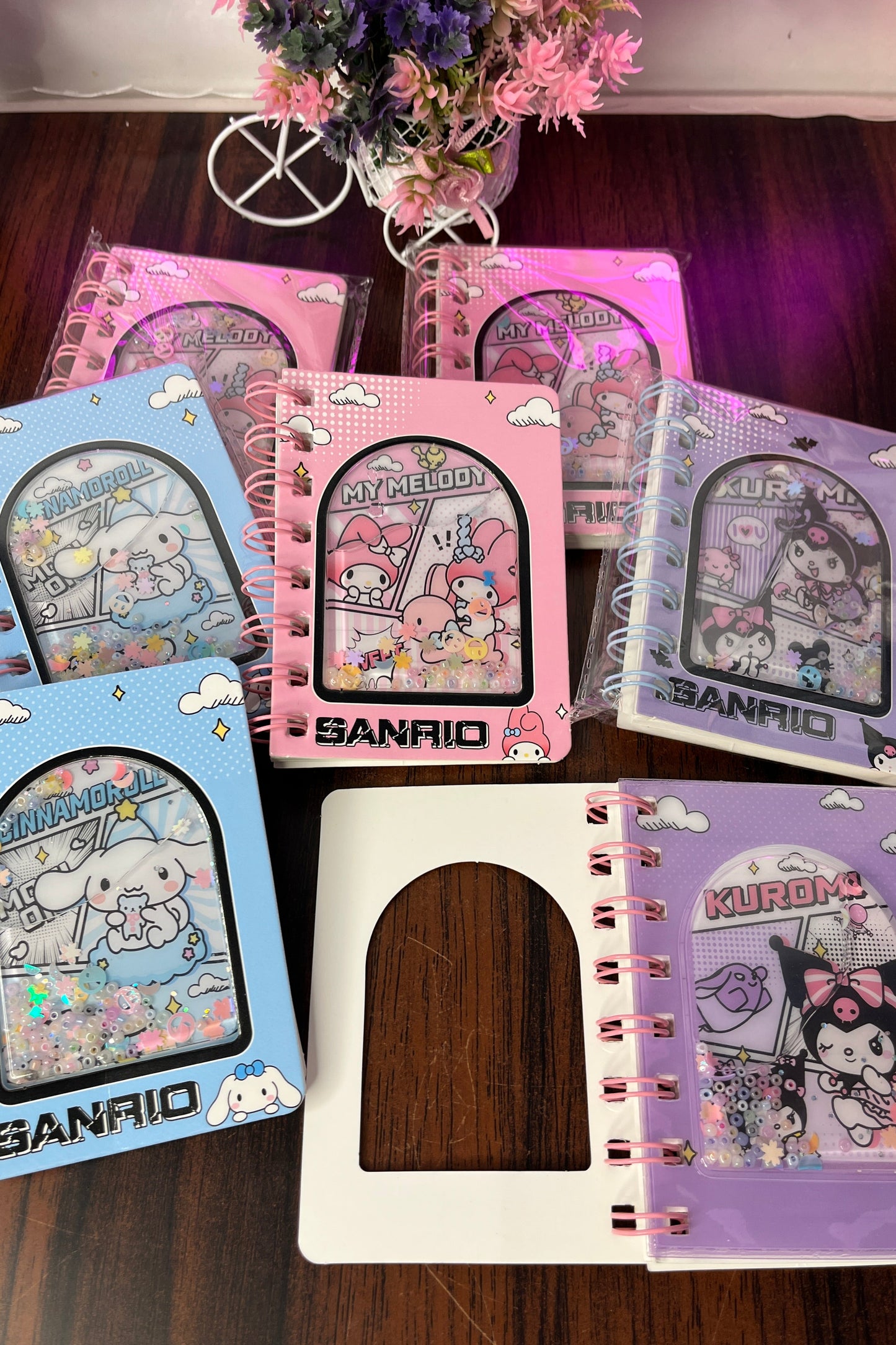 anrio Glitter Water Mini Diarie
