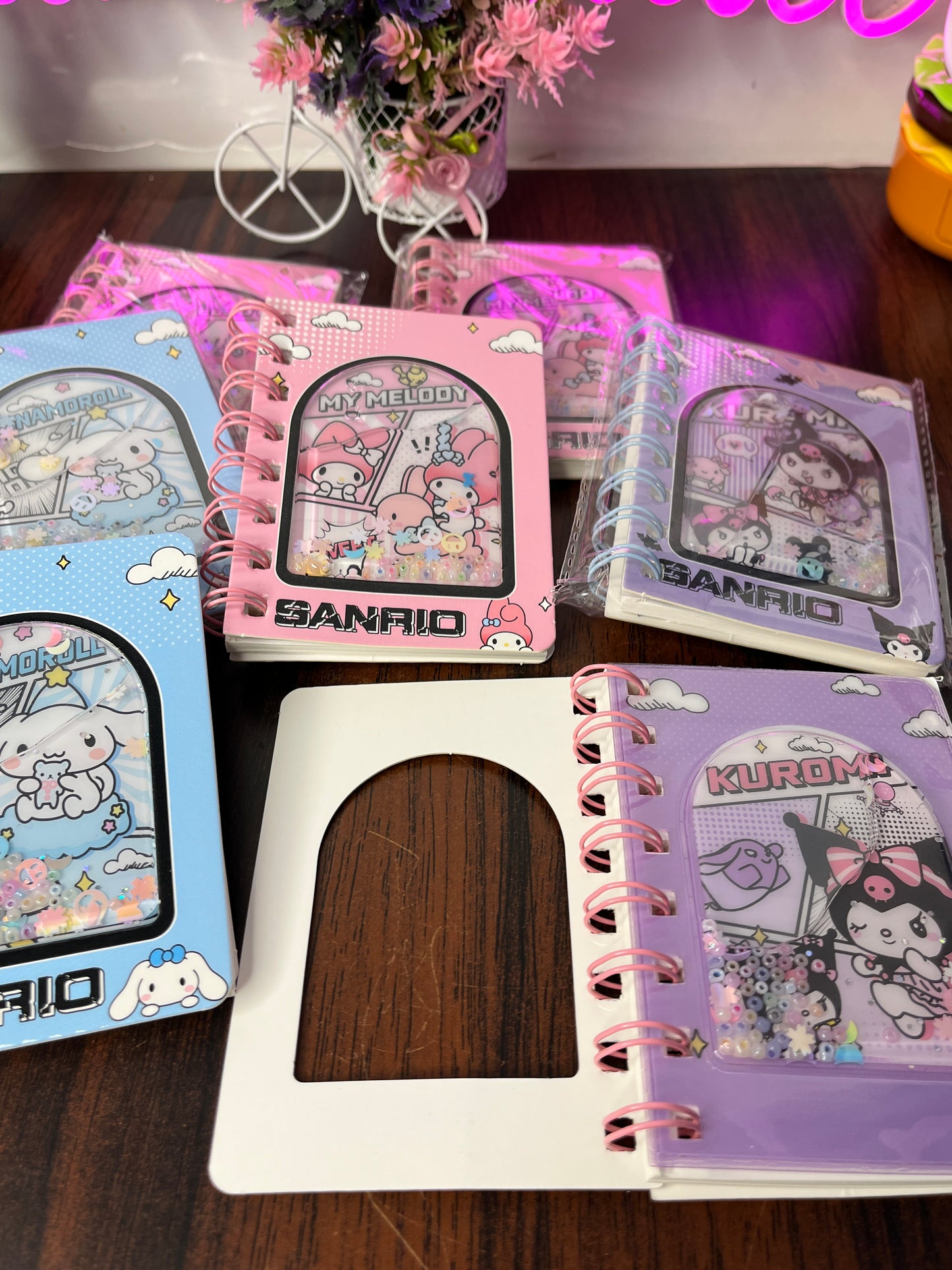 anrio Glitter Water Mini Diarie