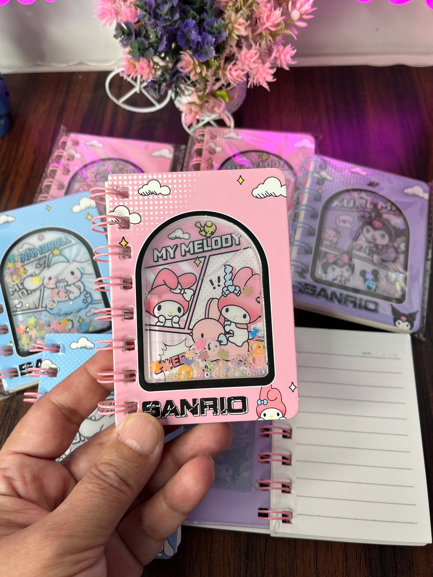 anrio Glitter Water Mini Diarie