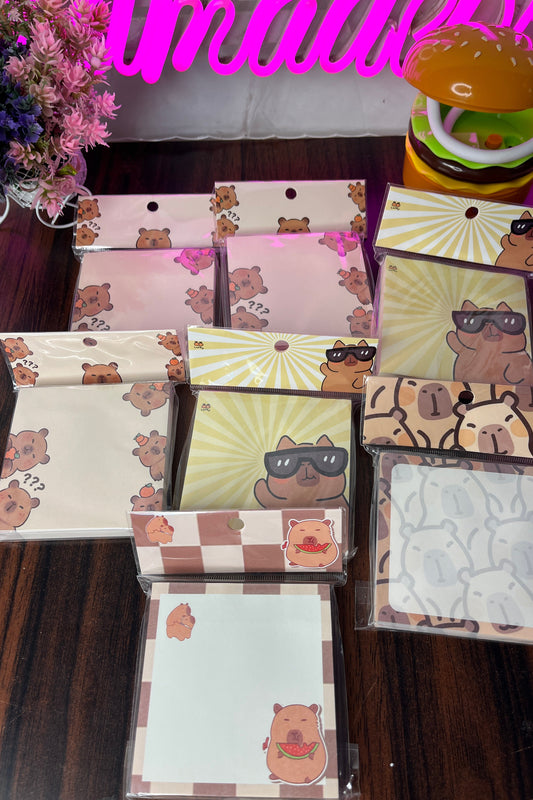 Capybara Sticky Notes