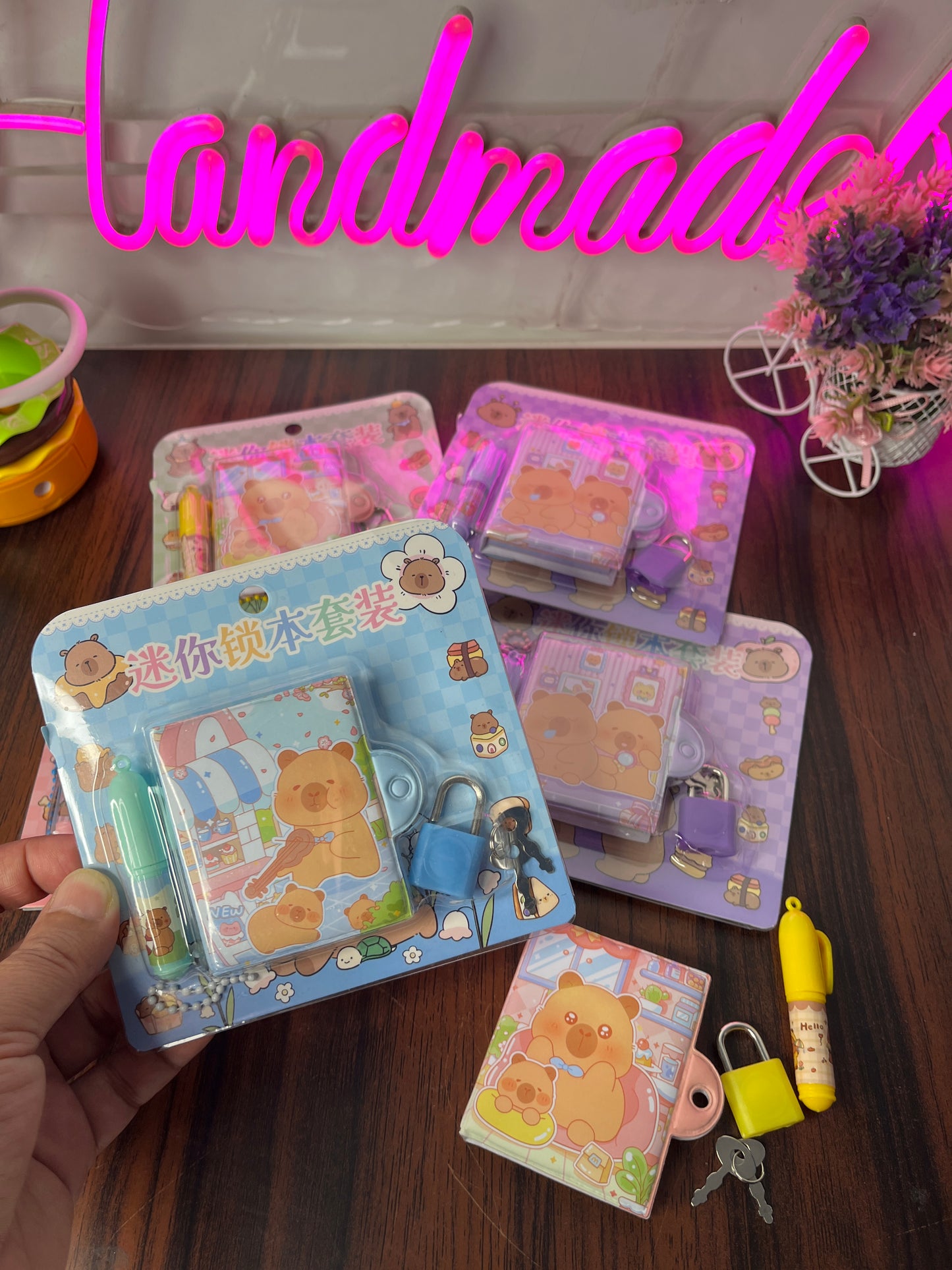 Mini Lock & Key Diary Sets š»š