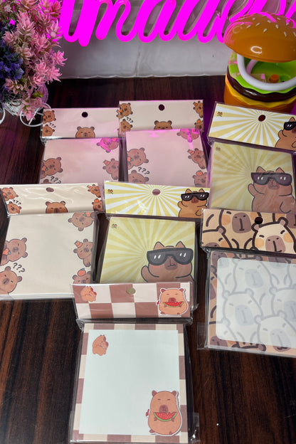 Capybara Sticky Notes